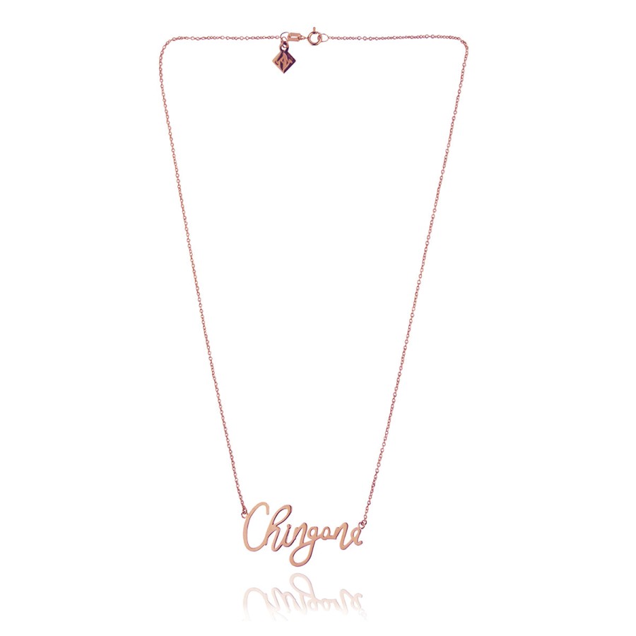 Collar | AnanteJoyeria Collar Chingona Rosa