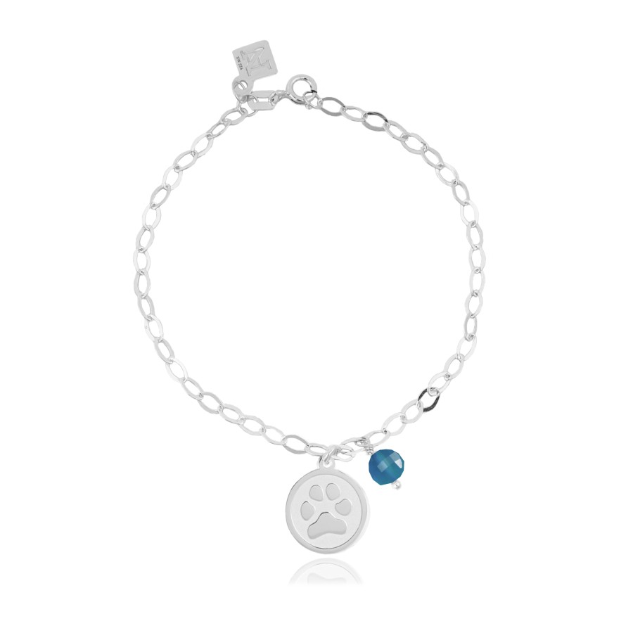 Pulsera | AnanteJoyeria Pulsera Cadena Huellas Con Piedra