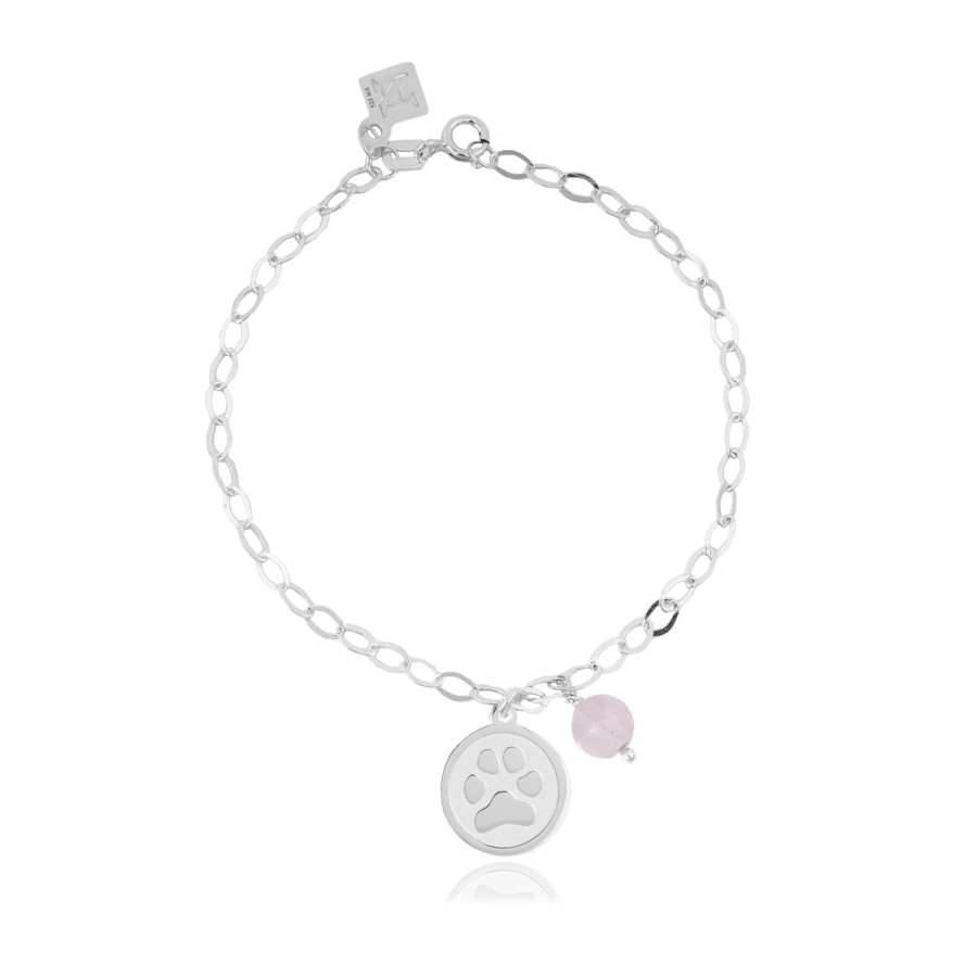 Pulsera | AnanteJoyeria Pulsera Cadena Huellas Con Piedra